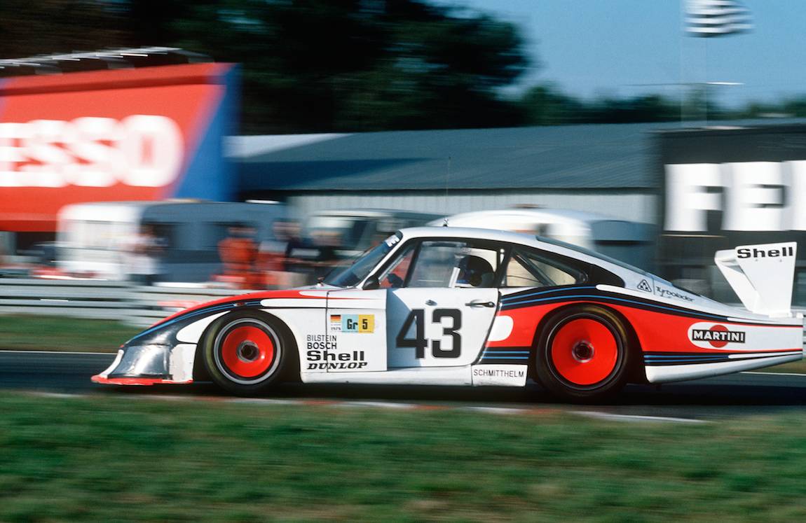 Porsche 935/78 Moby Dick of Manfred Schurti and Rolf Stommelen finished 8th in the 1978 24 Hours of Le Mans