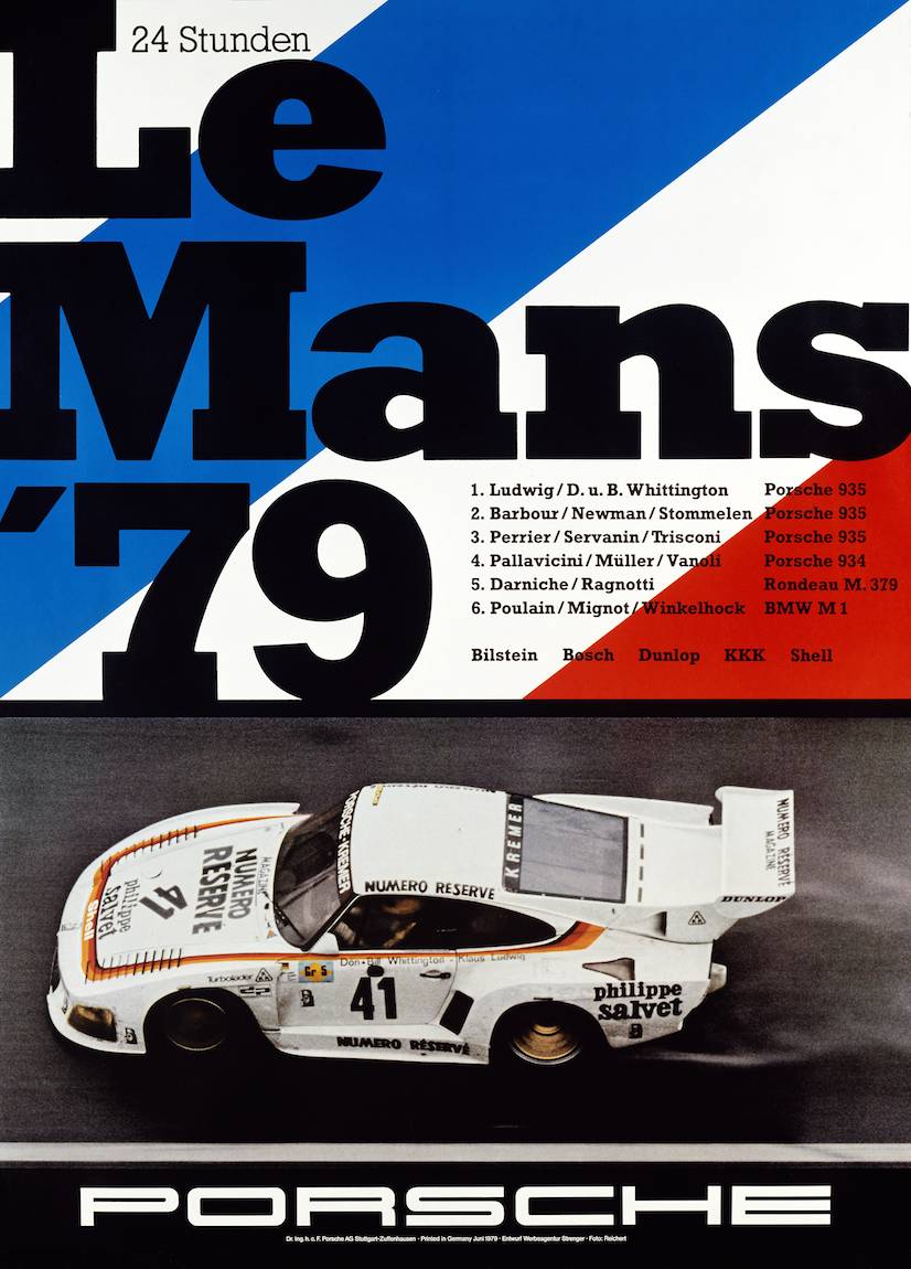 Historical poster Le Mans 1979