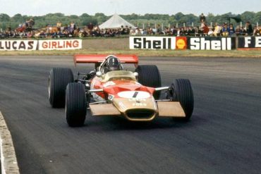 Ex-Gold Leaf F1 Lotus 49B raced by Graham Hill