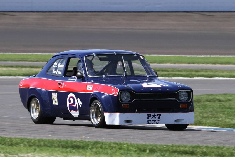 Ross Bremer in his ex Paul Newman 72 Euro Ford Escort MKl. Picasa