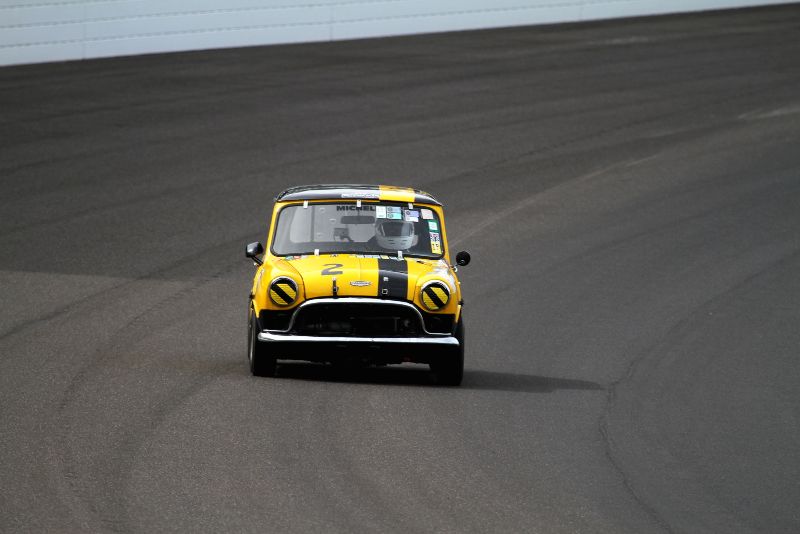 A mini racing at Indy. Ever think you'd see that? Picasa