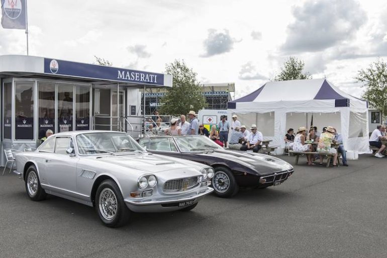 Maserati Parade At 2014 Silverstone Classic