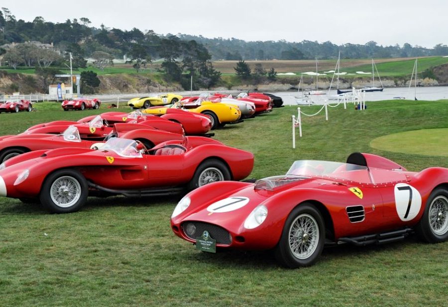 Pebble Beach Ferrari 250 Testa Rossa Class at Pebble Beach Concours d'Elegance 2014 d'Elegance 2014 TIM SCOTT