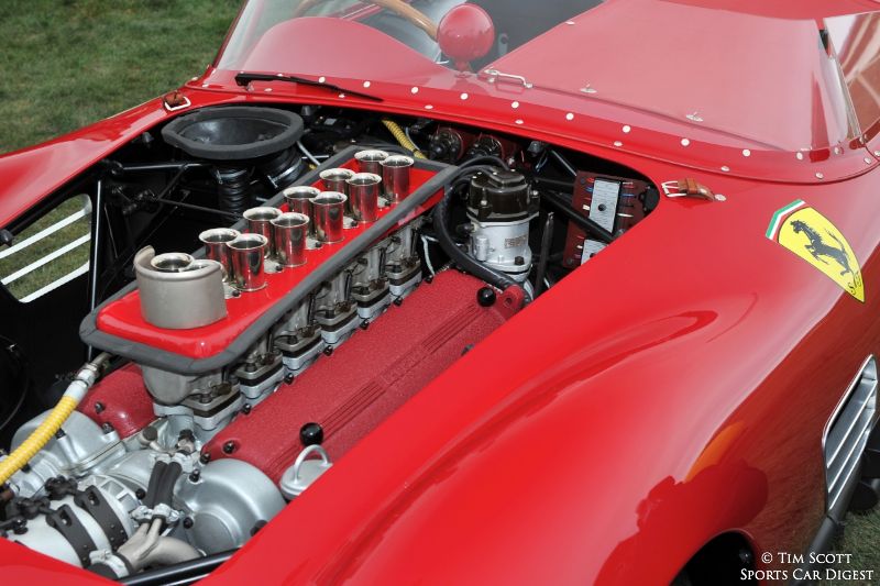 Ferrari 250 TR engine TIM SCOTT