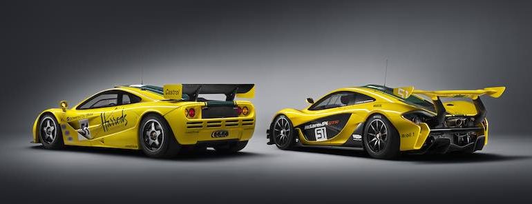 McLaren P1 GTR and McLaren F1 GTR 06R