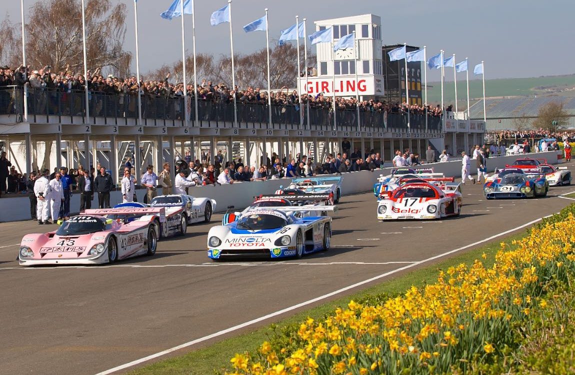 Start of the Le Mans racer parade laps Guenter Biener