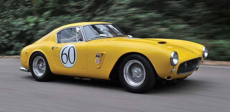 1960 Ferrari 250 GT SWB Berlinetta Competizione (photo: Tim Scott / Fluid Images) Tim Scott ©2015 Courtesy of RM Sotheby's