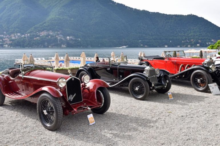 1932 Alfa Romeo 8C 2300 Zagato Spider, 1931 OM Superba 665 SSM, 1930 Mercedes-Benz 710 SS Tourer TIM SCOTT FLUID IMAGES