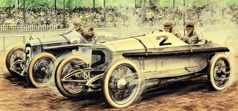 Mercedes Celebrates 1915 Indy 500 Victory