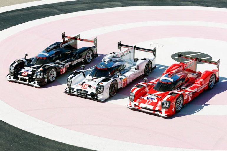 Porsche 919 Hybrid in 2015 Le Mans colors