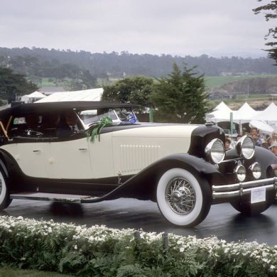 Year:1931, Make:duPont, Model:Model H, Coachbuilder:Merrimac, Style;Sport Phaeton, Owner:Richard E. Riegel Jr., Exhibit Year:2005,