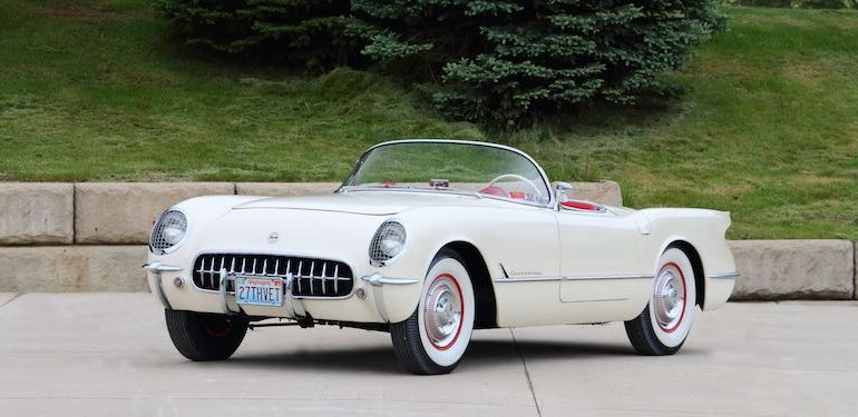 1953 Chevrolet Corvette Roadster with less than 4,000 miles