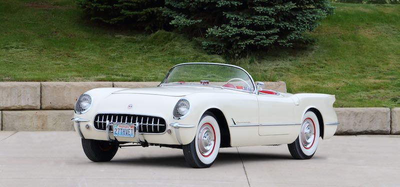 1953 Chevrolet Corvette Roadster with less than 4,000 miles