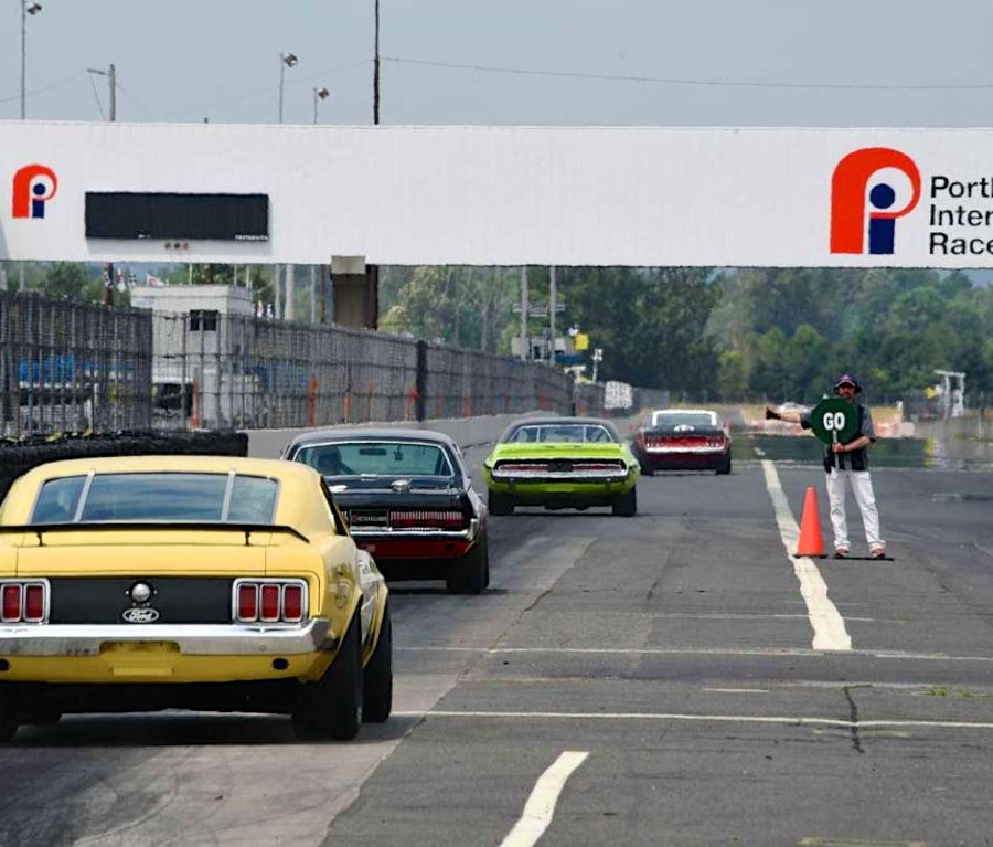 Historic Trans Am field at  Portland Historic Races 2015 Bill Wagenblatt