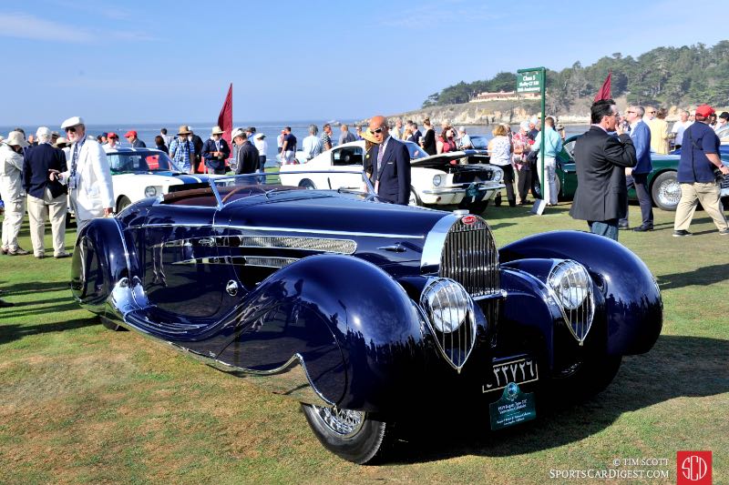 1939 Bugatti Type 57C Vanvooren Cabriolet TIM SCOTT FLUID IMAGES
