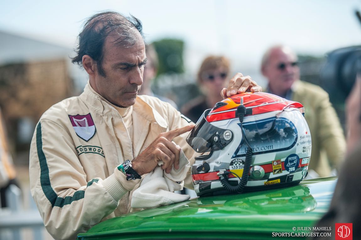 Former Formula One driver and five-time Le Mans 24 Hour winner, Emanuele Pirro Julien Mahiels