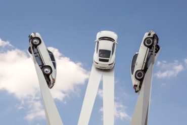 Inspiration 911 Sculpture at Porscheplatz