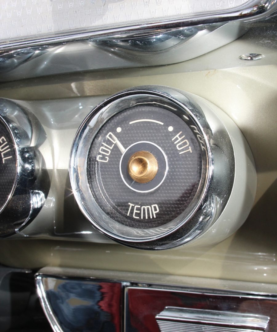  1958 DeSoto Adventurer temperature gauge