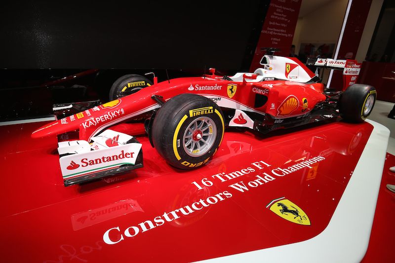 Ferrari's Formula 1 display