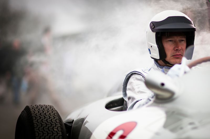 All business behind the wheel of the Mercedes-Benz W196 (Photo: Drew Gibson) Drew Gibson