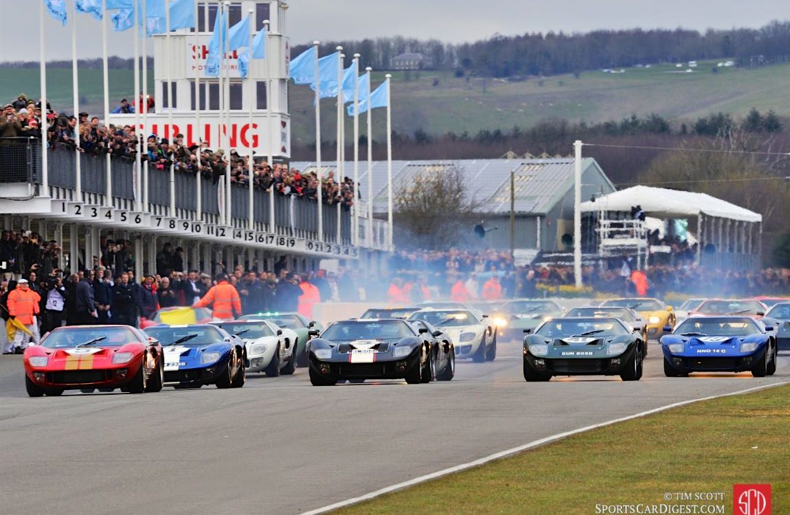 Goodwood Members Meeting 2016 - Ford GT40 Race TIM SCOTT FLUID IMAGES