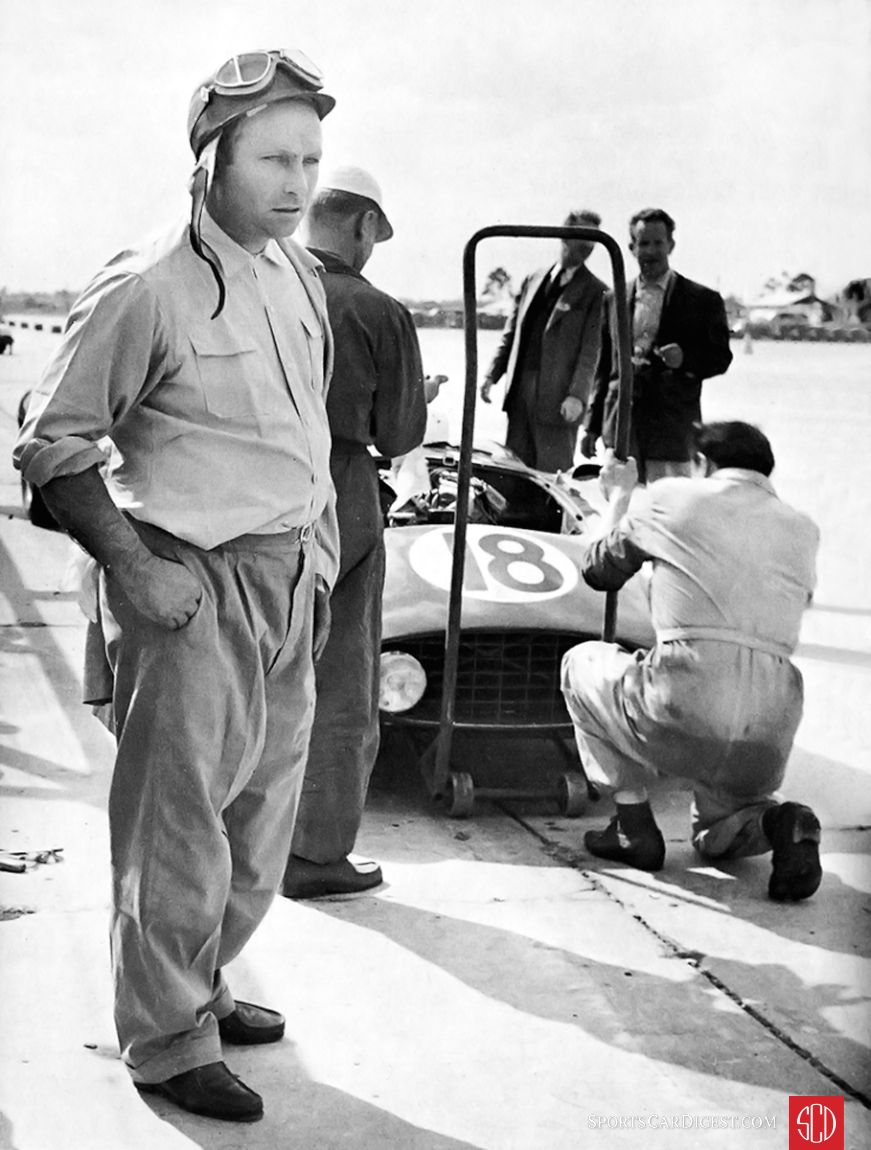 Juan Manuel Fangio at Sebring (SIR photo)