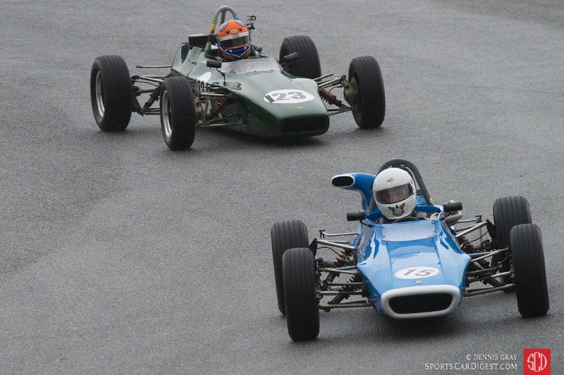 Martin Lauber - 1970 TITAN Mk6 and Andrew Wait - 1972 Lola T204. DennisGray