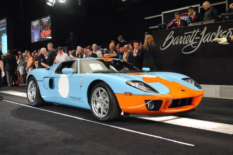 Ford GT Heritage Edition sold for $467,500