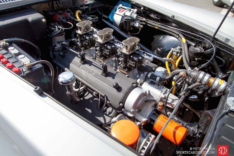 The heart of the 1960 Ferrari 250 PF Coupe
