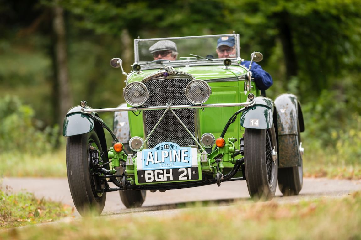 Alpine Trial 2016 - Car 39 Wilfried Schaefer (D) / Sandra Hubner (D) 1934 Talbot 105 Alpine