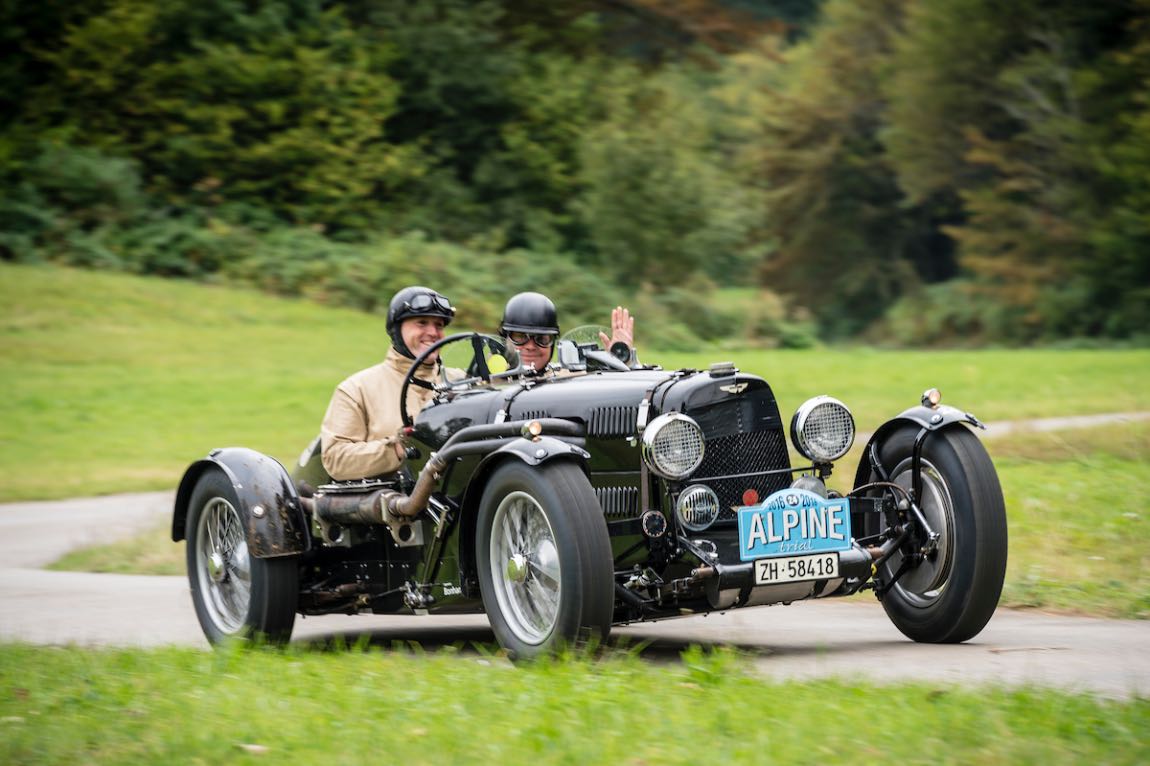 Car 24 Thomas Maechler (CH) / Andrea Scherz (CH) 1934 Aston Martin MkII Competition