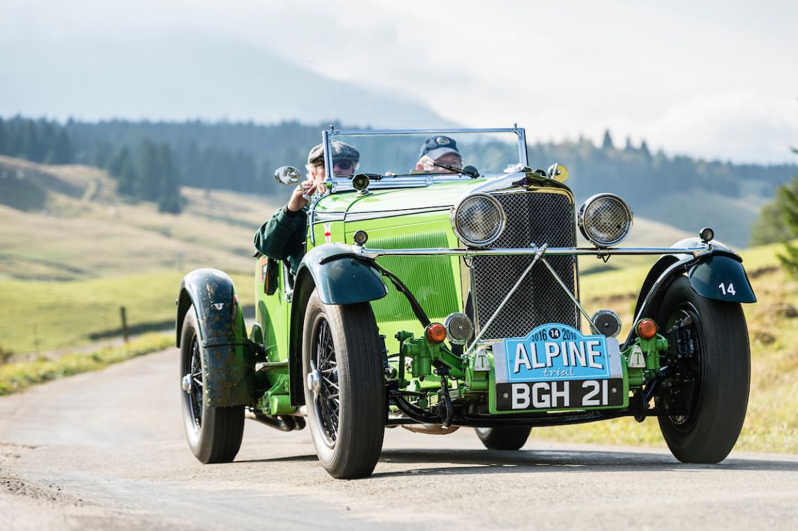 Alpine Trial 2016 - Car 39 Wilfried Schaefer (D) / Sandra Hubner (D) 1934 Talbot 105 Alpine