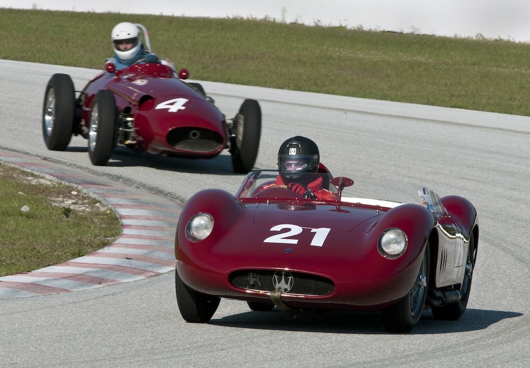 Cavallino Classic PBIR Jan 2013
21 Maserati 200 SI
4 Maserati 250F Chuck Andersen