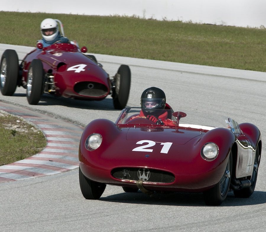 Cavallino Classic PBIR Jan 2013
21 Maserati 200 SI
4 Maserati 250F Chuck Andersen