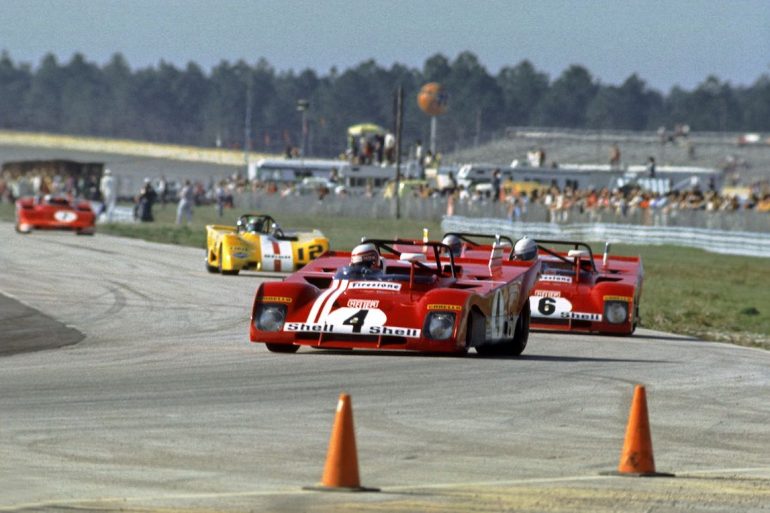 Ferrari 312 PB driven by Clay Regazzoni and Brian Redman finished 4th at the 1972 Daytona 6-Hours (photo: Autosports Marketing Assoc.)