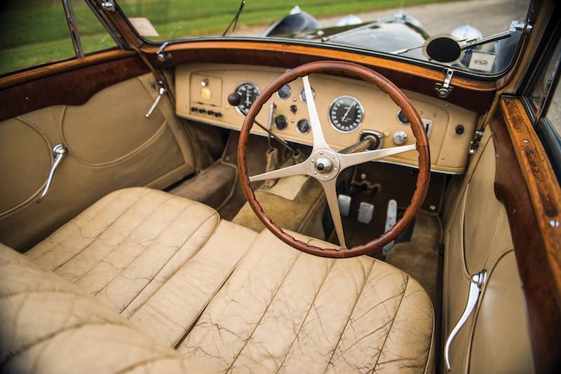 1937 Bugatti Type 57S Cabriolet Interior Darin Schnabel ©2016 Courtesy of RM Sotheby's