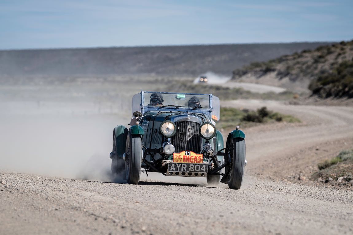 Car 11 Nigel Dowding(GB) / Mary Antcliff(GB)1934 - Aston Martin MkII, Rally of the Incas 2016
