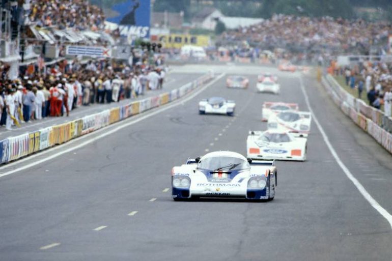 Jacky Ickx and Derek Bell teamed up to win Le Mans three times including with the Porsche 956 Group C prototype in 1982 (photo: LAT Photographic)