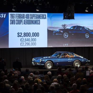 1961 Ferrari 400 Superamerica SWB Coupe Aerodinamico Patrick Ernzen (c) 2017 Courtesy RM Sotheby's
