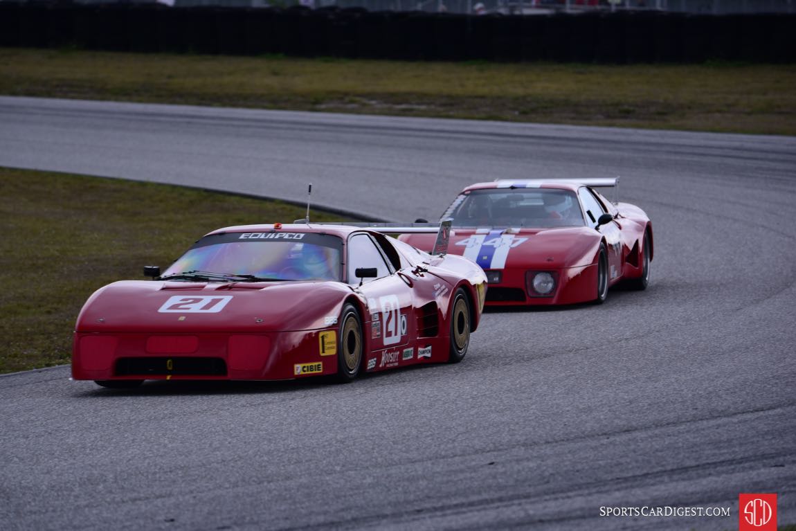 1980 Ferrari 512 BB/LM s/n: 29511.1980 Ferrari 512 BB/LM s/n: 29509. Michael Casey-DiPleco