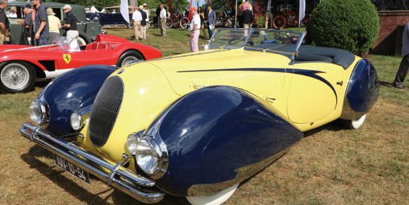 J.W. Marriott Jr.Õs Talbot Lago T-150 C Cabriolet. Photo: Mike Matune