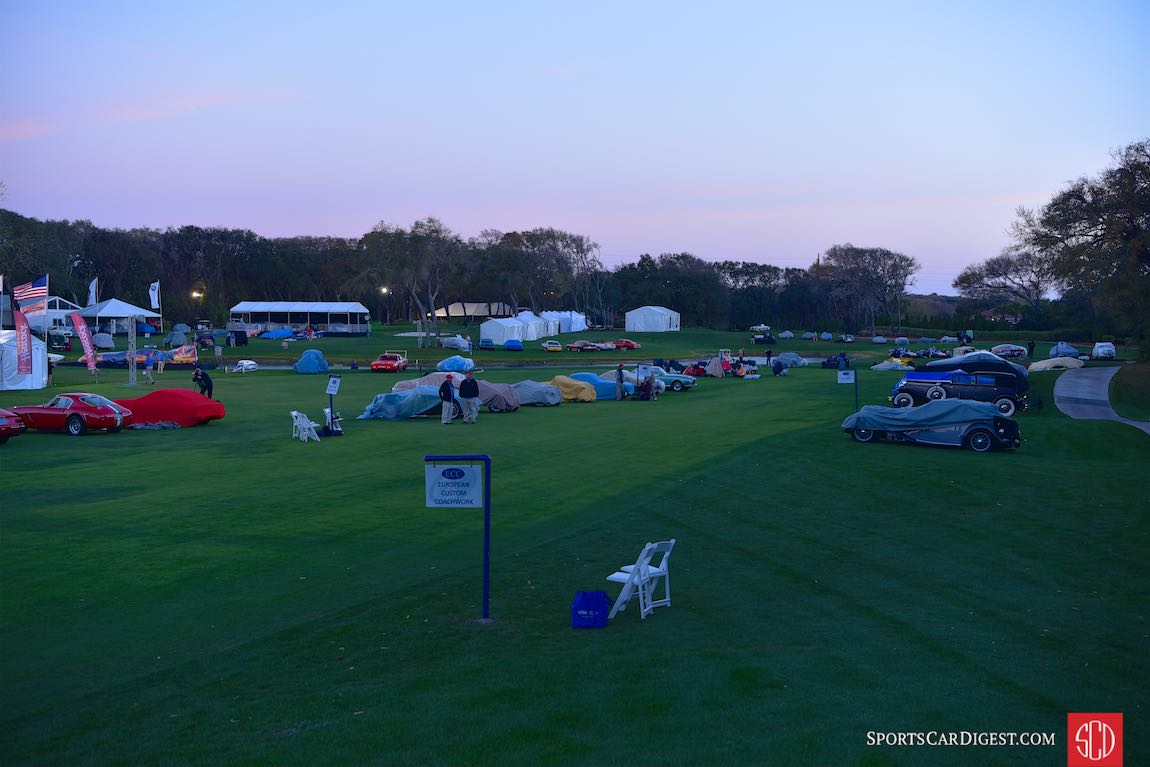 Early morning at the Amelia Island Concours 2017