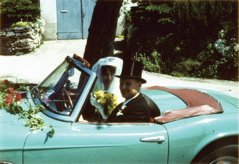 Herman Beliharz as seen in his 507 on his wedding day. Courtesy of the owner