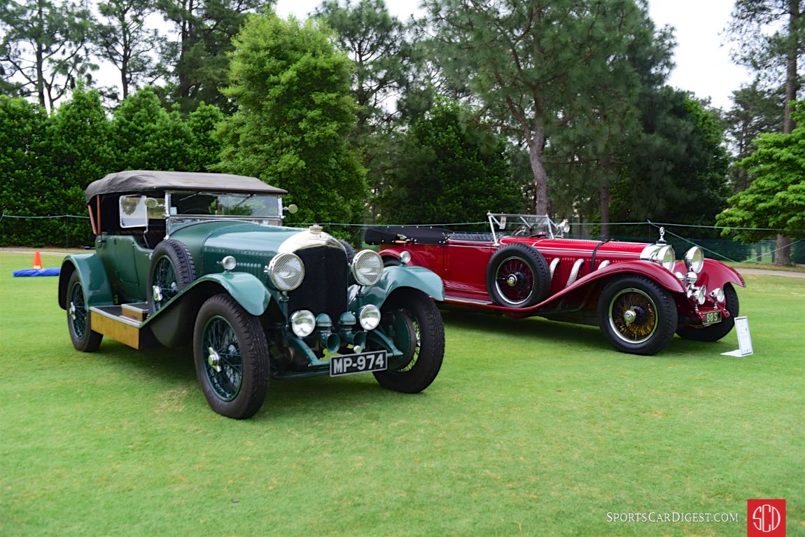 1927 Bentley 4.5 Litre and 1928 Mercedes-Benz S-Type 26