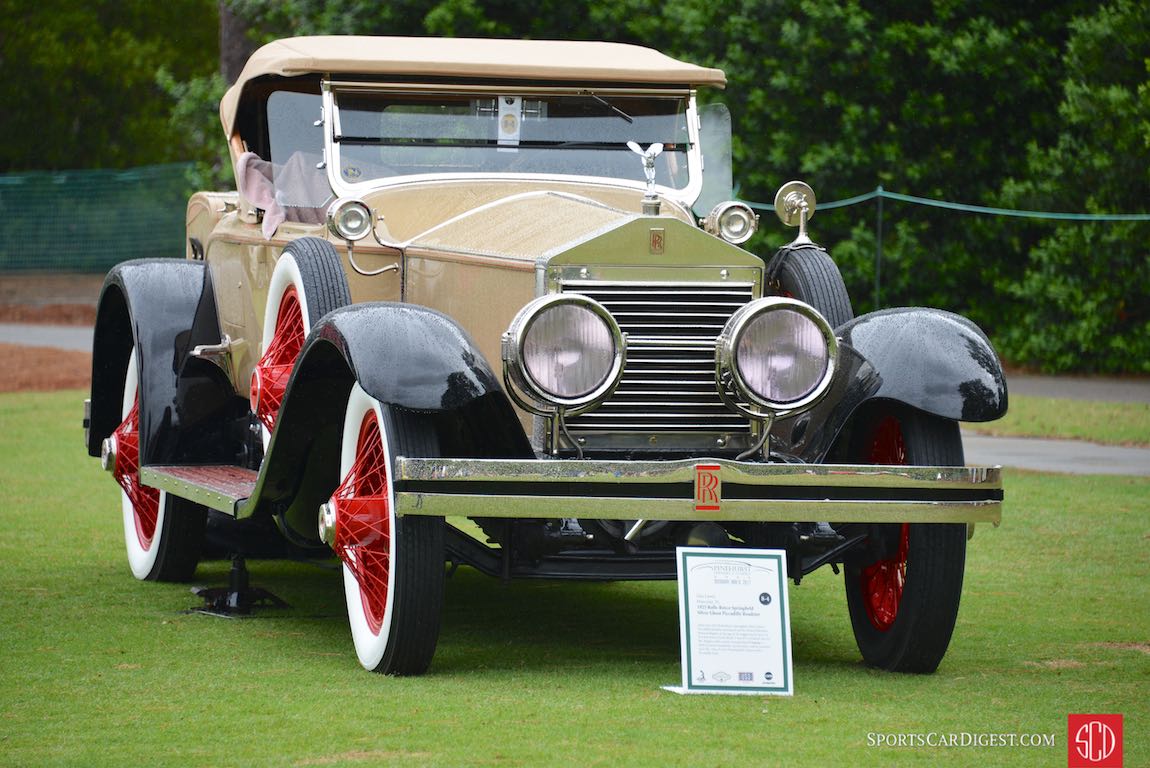 Best of Show Winner - 1925 Rolls-Royce Springfield Silver Ghost Piccadilly Roadster