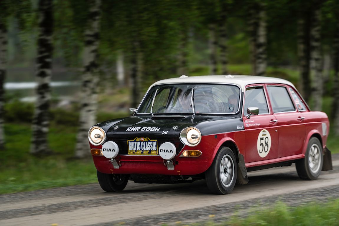 Car 58. Adrian Hodgson(GB) / Mark Bramall(GB)1970 - Morris 1800 S, Karlstad - Stockholm, The Baltic Classic 2017. Day 03