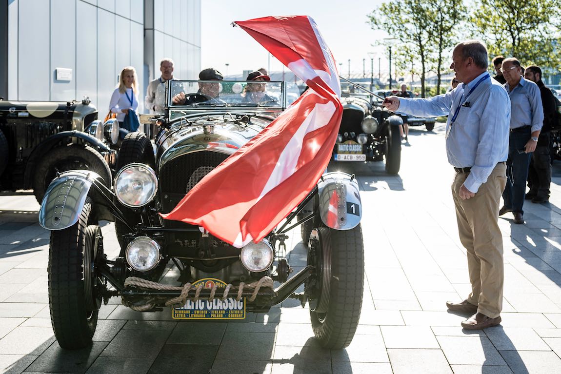 Baltic Classic 2017. Day 01 Copenhagen - Gothenburg., Car 01. Bill Cleyndert (GB) / Jacqui Norman (GB) 1925 Bentley 3-4 1/2
