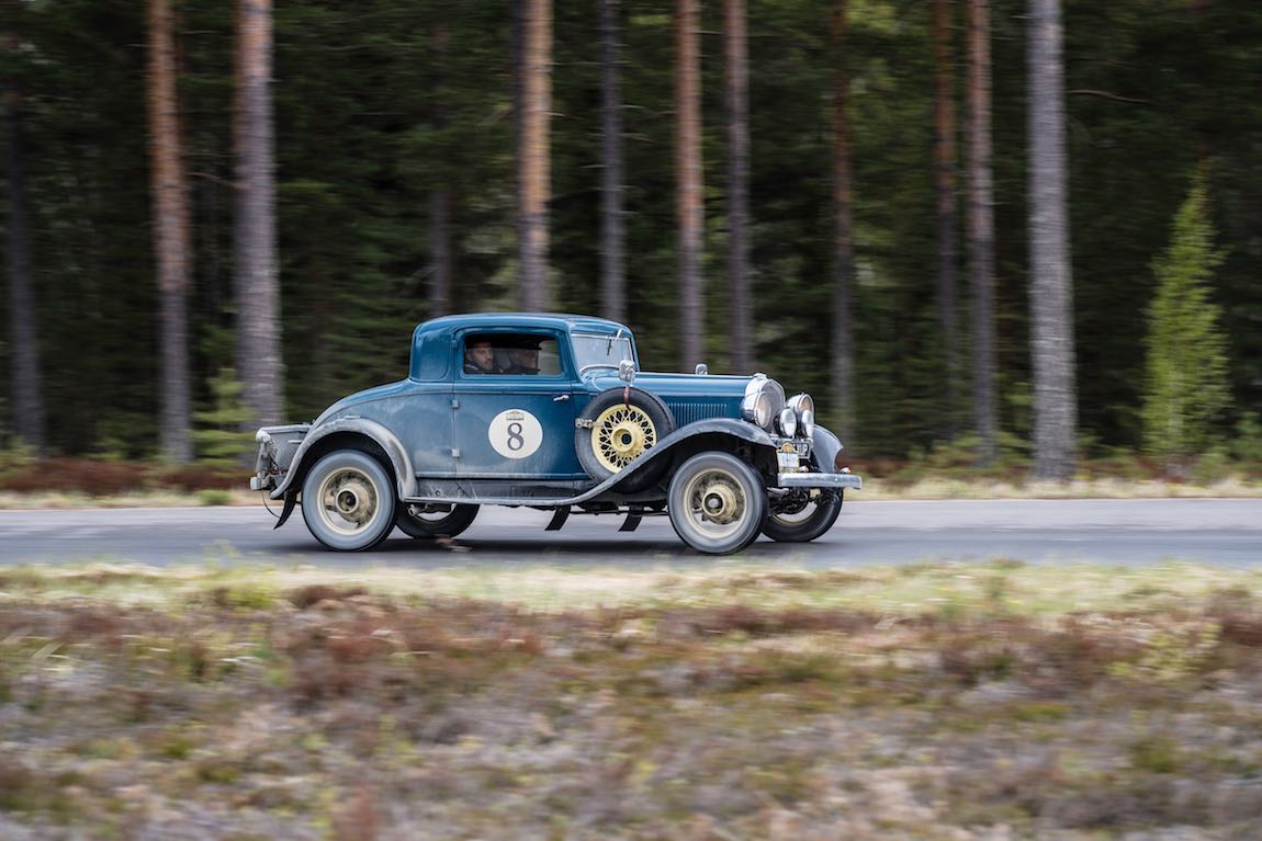 Baltic Classic 2017. Day 05. Turku -  Jvaskyla., Car 08. Mark Winkelman(NL) / Victor Silveira da Conceicao(PT) 1932 Plymouth PB3 Coupe