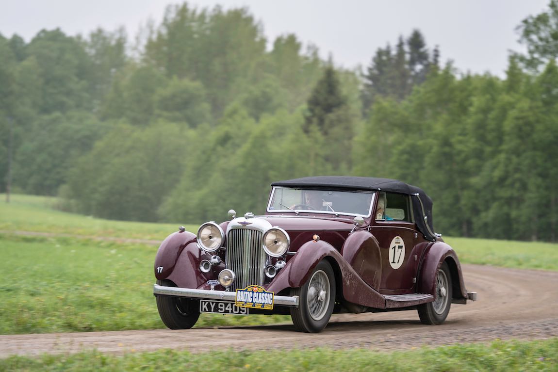 Car 17. Dougie Lawson(GB) / Kate Lawson(GB)1936 - Lagonda LG45, Karlstad - Stockholm