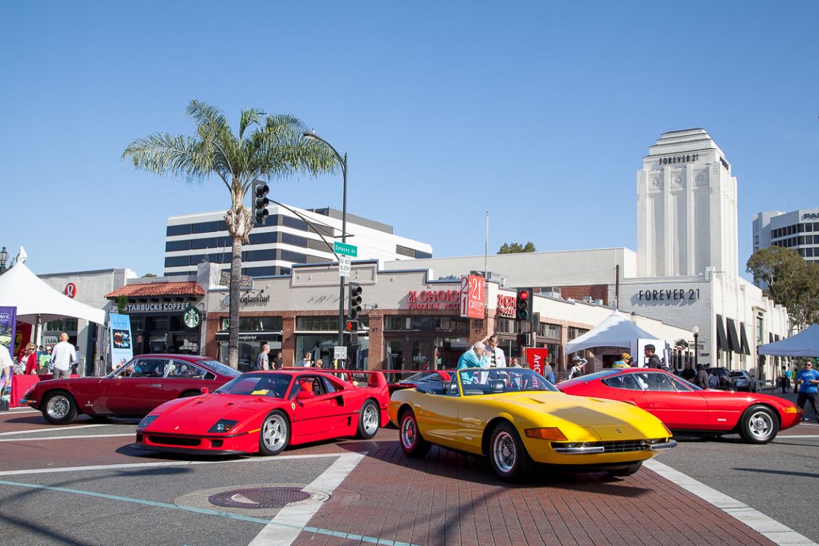 Ferraris on Colorado Blvd and De Lacey Ave